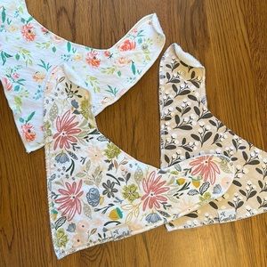Copper Pearl bandana bibs